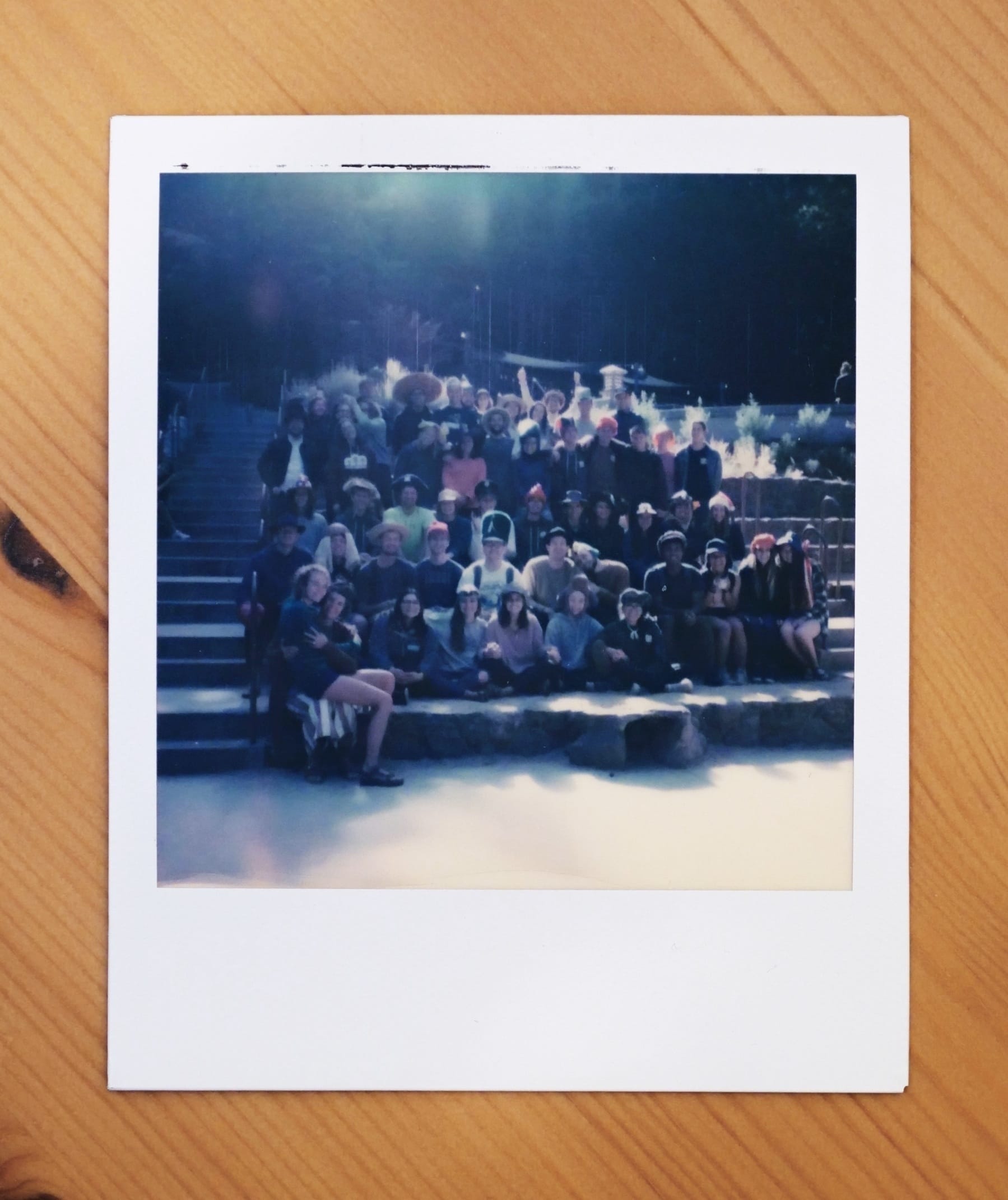 Polaroid of the summer staff of 2018.